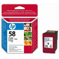 cartucho fotogrfico de inyeccin de tinta HP 58 (17 ml) (C6658AE#251)
